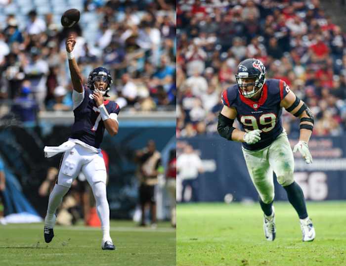 C.J. Stroud and J.J. Watt